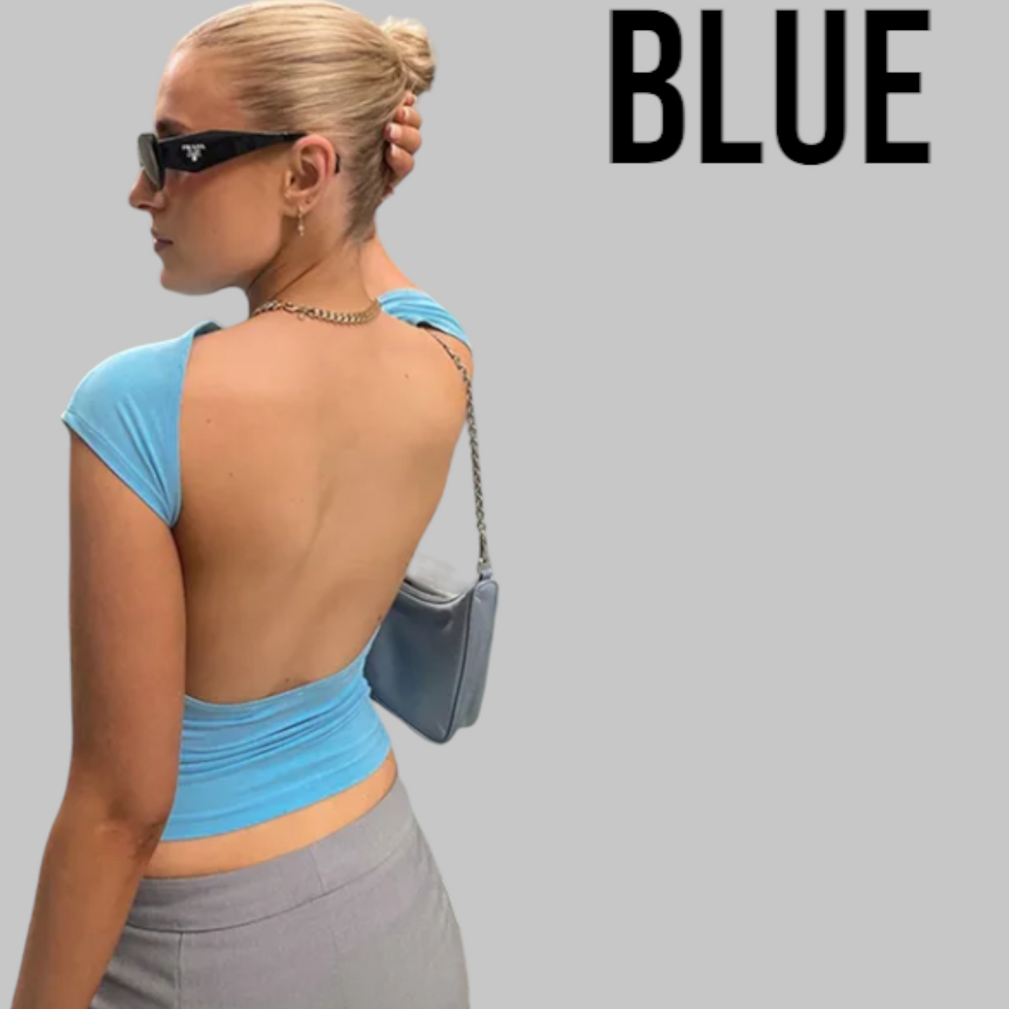 STELLAR® BACKLESS CROP TOP